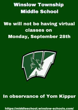 Yom Kippur (No Virtual Classes)